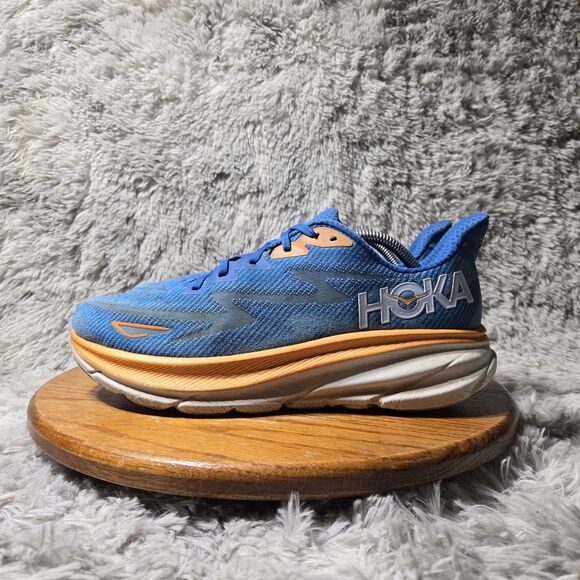 Hoka One One Clifton 9 Mens Size 11.5D (Med) Coastal Sky/All Aboard 1127895 - Picture 10 of 12